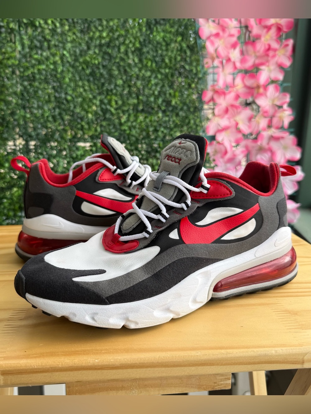Nike Air Max 270 React University Red Men’s 7.5 CI3866-002 Sneakers